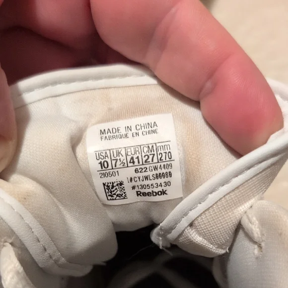 Reebok Womens Club High Tops Shoes - Picture 4 of 4